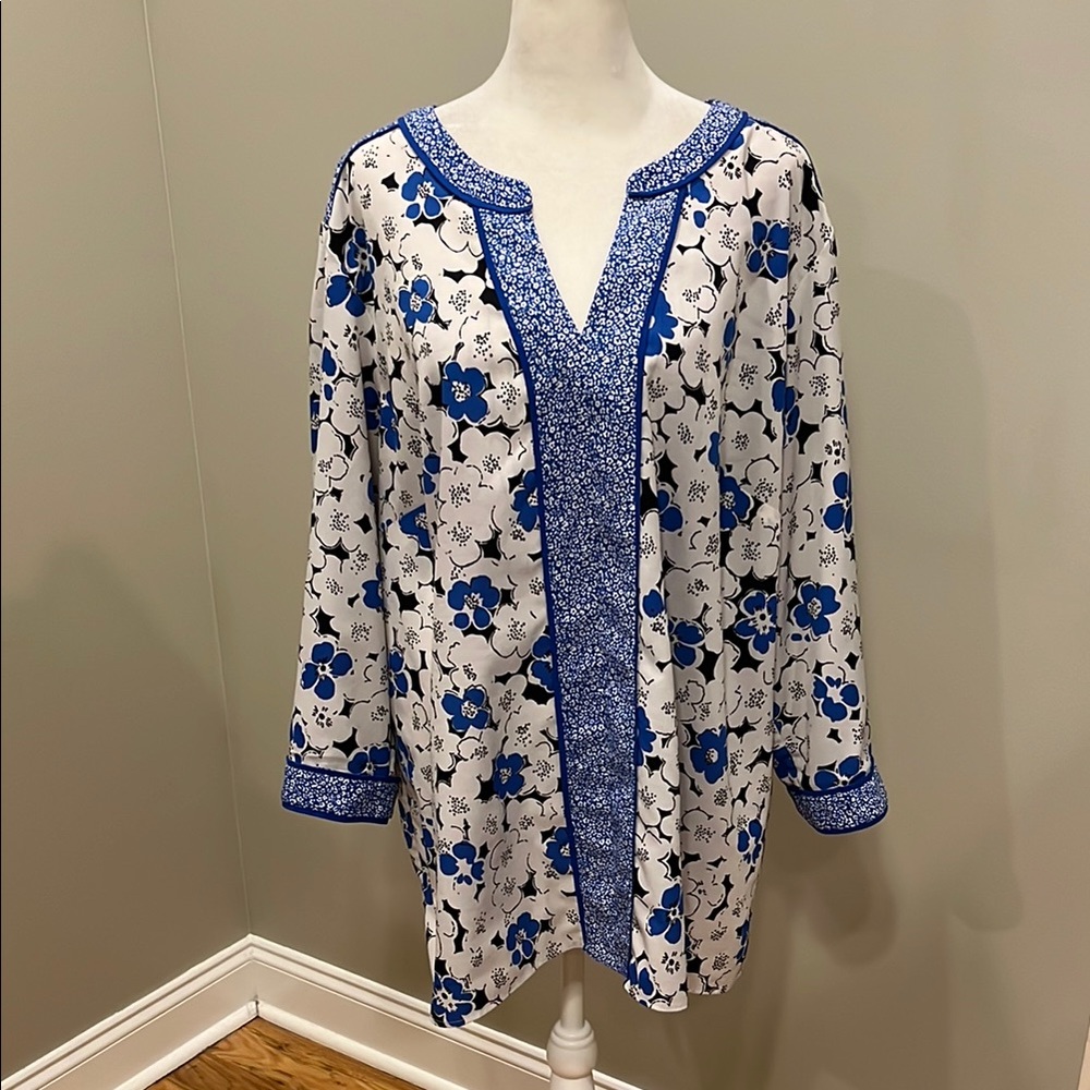 Talbots Floral Blouse